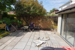 Patio Being Laid